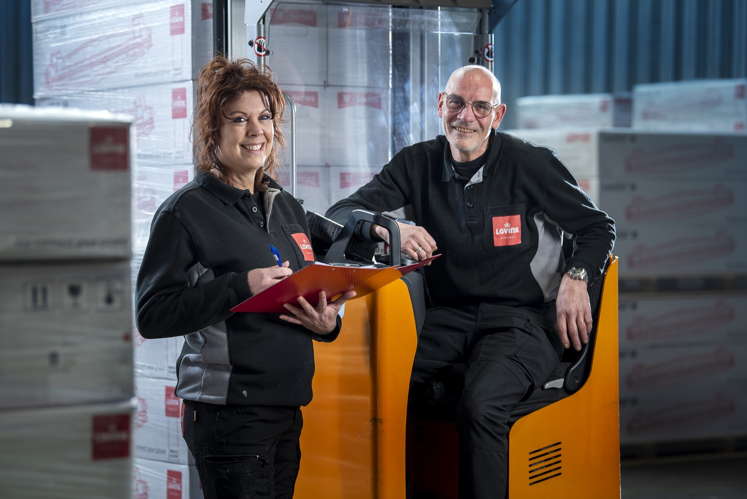 Medewerkers logistiek Lovink Enertech